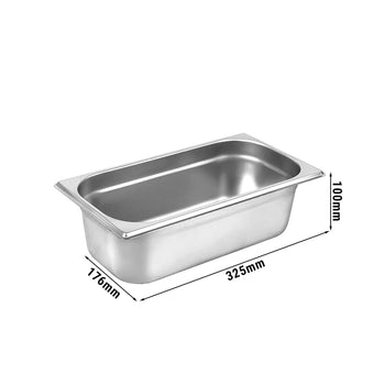 GN 1/3 Pojemnik - głębokość: 100 mm - Prime Gastro