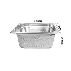 GN 1/3 Pojemnik - perforowany - głębokość: 200 mm