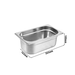 GN 1/4 Pojemnik - głębokość: 100 mm