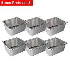 Stainless steel container GN 2/1 - Depth 200 mm