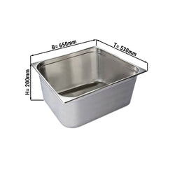 GN 2/1 Pojemnik - głębokość: 200 mm