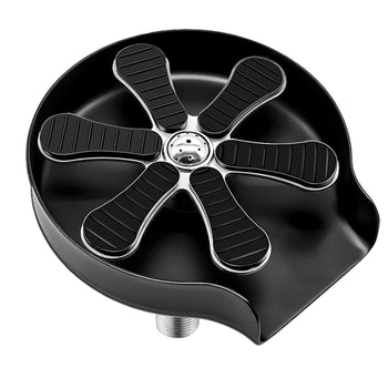 Szklany prysznic - Ø 120 mm - Stal nierdzewna - Czarny - Prime Gastro