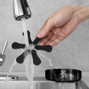 Szklany prysznic - Ø 120 mm - Stal nierdzewna - Czarny - Prime Gastro