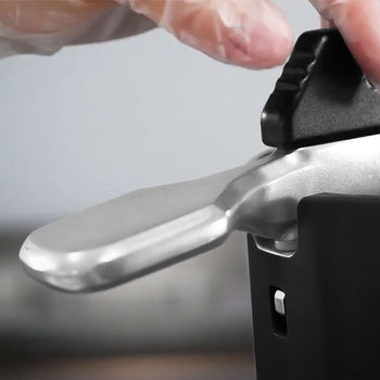 Elektryczna kompaktowa krajalnica do warzyw - 735 W - włącznie z 4 tarczami do krojenia/tarcia i przystawką do krojenia - Prime Gastro