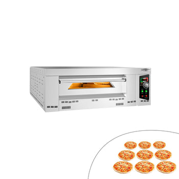 Gazowy piec do pizzy - 9x 34 cm - manualny - Prime Gastro