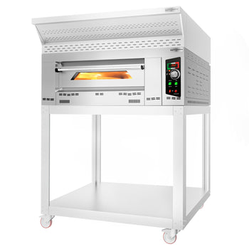 Gazowy piec do pizzy - 9x 34 cm - manualny - Prime Gastro