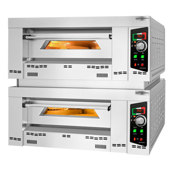 Gazowy piec do pizzy - 9+9x 34cm - Manualny - Prime Gastro