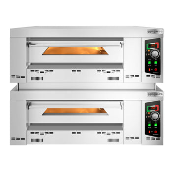 Gazowy piec do pizzy - 9+9x 34cm - Manualny - Prime Gastro