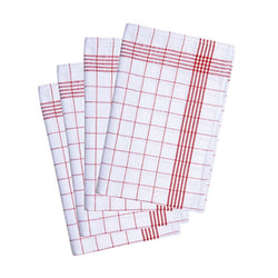 (10 sztuk) Ściereczka kuchenna – 50 x 70 cm – czerwona
