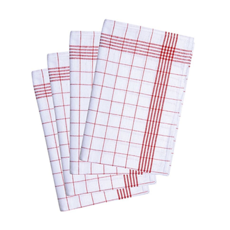 (10 sztuk) Ściereczka kuchenna – 50 x 70 cm – czerwona