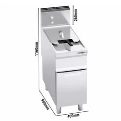 Gazowa frytkownica - 20 litrów - 17,5 kW