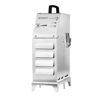 Przenośne akumulatorowe urządzenie filtrujące oleju do smażenia - 30 litrów/minutę - do frytownic o pojemności maks. 12 litrów - Prime Gastro