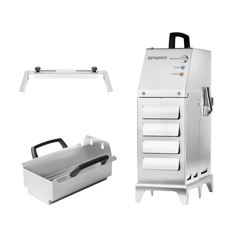 Przenośne urządzenie filtrujące oleju do smażenia - 30 litrów/minutę - do frytownic o pojemności maks. 12 litrów