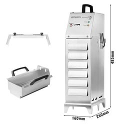 Przenośne akumulatorowe urządzenie filtrujące oleju do smażenia - 80 litrów/minutę - do frytownic o pojemności 20 litrów i większych