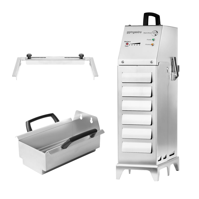 Przenośne akumulatorowe urządzenie filtrujące oleju do smażenia - 80 litrów/minutę - do frytownic o pojemności 20 litrów i większych