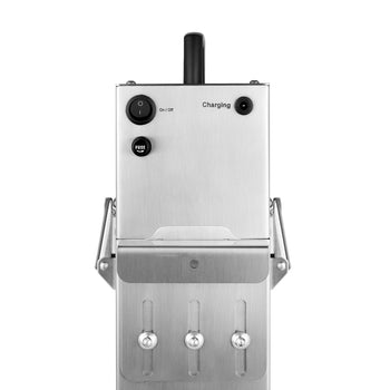 Przenośne akumulatorowe urządzenie filtrujące oleju do smażenia - 30 litrów/minutę - do frytownic o pojemności maks. 12 litrów - Prime Gastro