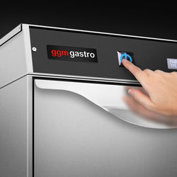 Zmywarka dwuścienna – cyfrowa – 6,75 kW – z dozownikiem detergentu, nabłyszczacza i pompą spustową