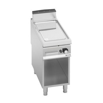 Gazowa płyta grillowa - 7 kW - ryflowana - Prime Gastro