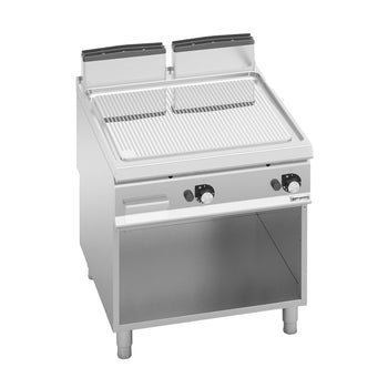 Gazowa płyta grillowa - 14 kW - ryflowana - Prime Gastro