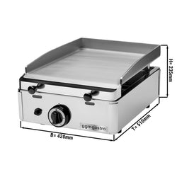 Płyta grillowa na grillu gazowym - 3,1 kW