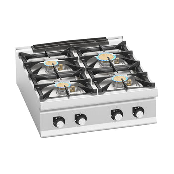 Kuchenka gazowa - 28 kW - 4 palnikowa - Prime Gastro
