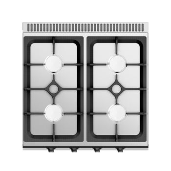 Kuchenka gazowa - 24 kW - 4 palniki wysokiej wydajności - Prime Gastro