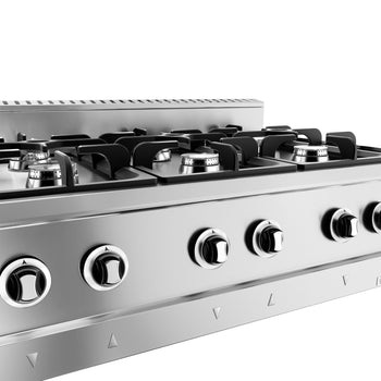 Kuchenka gazowa - 36 kW - 6 palników wysokiej wydajności - Prime Gastro