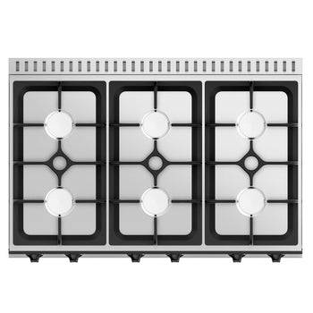 Kuchenka gazowa - 36 kW - 6 palników wysokiej wydajności - Prime Gastro