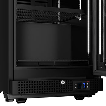 Lodówka na napoje - 1230 litrów - bezramkowa konstrukcja - 2 szklane drzwi - Prime Gastro