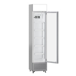 Chłodziarka do napojów - 145 litrów - bezramkowy design - z 1 szklanymi drzwiami & wyświetlaczem reklamowym