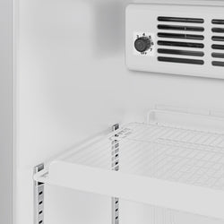 Chłodziarka do napojów - 145 litrów - bezramkowy design - z 1 szklanymi drzwiami & wyświetlaczem reklamowym