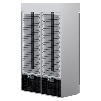 (2 szt.) Chłodziarka do napojów - 690 litrów - bezramkowy design - z 2 szklanymi drzwiami & wyświetlaczem reklamowym - Prime Gastro