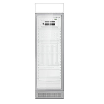 Chłodziarka do napojów - 345 litrów - bezramkowy design - z 1 szklanymi drzwiami & wyświetlaczem reklamowym - Prime Gastro