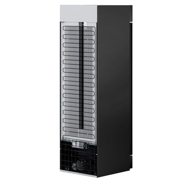 Chłodziarka do napojów - 345 litrów - bezramkowy design - z 1 szklanymi drzwiami & wyświetlaczem reklamowym - Prime Gastro