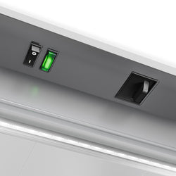 Chłodziarka do napojów - 358 litrów - bezramkowy design - z 1 szklanymi drzwiami & wyświetlaczem reklamowym