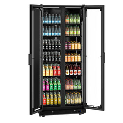 Lodówka na napoje - 898 litrów - bezramkowa konstrukcja - 2 szklane drzwi