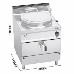 Gazowy kocioł warzelny - 200 litrów - 34,5 kW - Ogrzewanie pośrednie