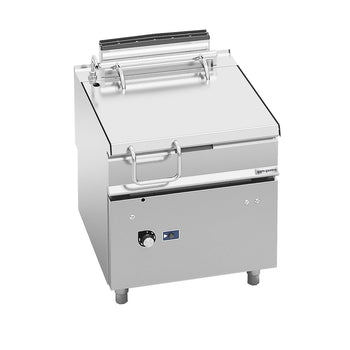 Gazowa patelnia przechylna do smażenia - 80 litrów - 20 kW - z silnikiem - Prime Gastro