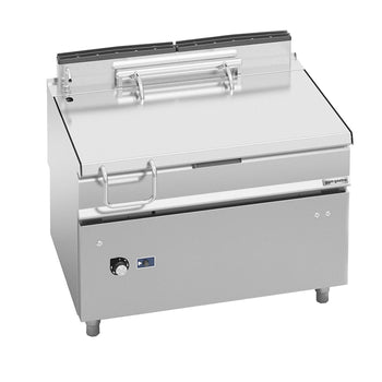 Gazowa patelnia uchylna do smażenia - 120 litrów - 30 kW - z silnikiem - Prime Gastro