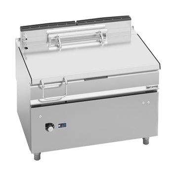 Gazowa patelnia uchylna do smażenia - 120 litrów - 30 kW - z silnikiem - Prime Gastro