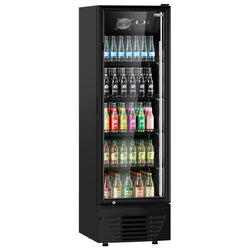 Chłodziarka do napojów - 330 litrów - z 1 szklanymi drzwiami & oświetleniem LED