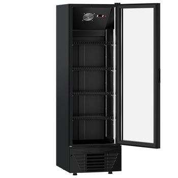 Chłodziarka do napojów - 330 litrów - z 1 szklanymi drzwiami & oświetleniem LED - Prime Gastro