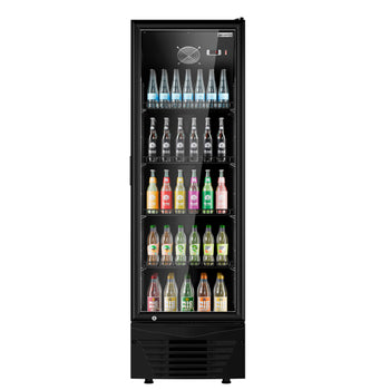 Chłodziarka do napojów - 330 litrów - z 1 szklanymi drzwiami & oświetleniem LED - Prime Gastro