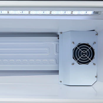 GASTRO-COOL | Chłodziarka ze szklanymi drzwiami - 25 litrów - 1 szklane drzwi - Czarny - Prime Gastro