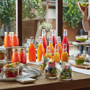 (12 sztuka) Szklana butelka Bormioli Rocco - DUBLIN - z korkiem wahadłowym - 500 ml - Prime Gastro