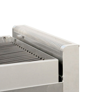 Grill gazowy z kamienia lawowego - 10,6 kW - Uchylny ruszt grillowy - Prime Gastro