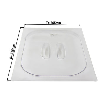 Pokrywa poliwęglanowa GN 1/2 - przezroczysta - Prime Gastro