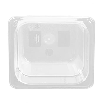 Pojemnik polipropylenowy GN 1/6 - przeźroczysty - głębokość 100mm - Prime Gastro