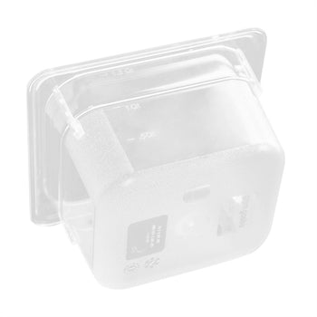 Pojemnik polipropylenowy GN 1/6 - przeźroczysty - głębokość 100mm - Prime Gastro