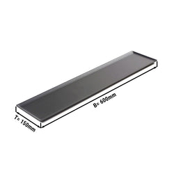 Taca cukiernicza & prezentacyjna - 60 x 15 cm - czarny